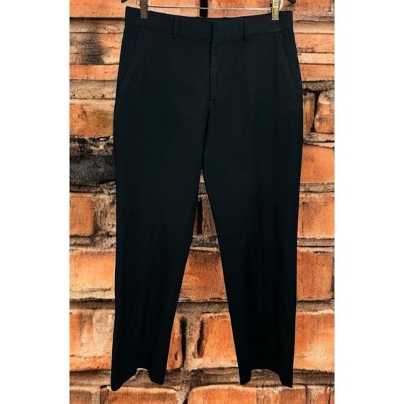 Men's Banana Republic Black Wool Dress Pants Sz 32X30 Flat Front Formal Uniform - Picture 1 of 5